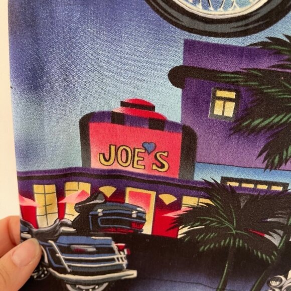 Harley Davidson x Tori Richard Vintage Womens Aloha Shirt Hawaiian Button Front - Picture 16 of 16